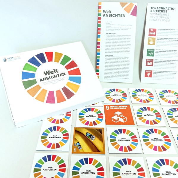 Blick auf das Spiel in SDG-Farben