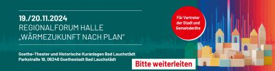  Regionalforum "Wärmezukunft nach Plan"